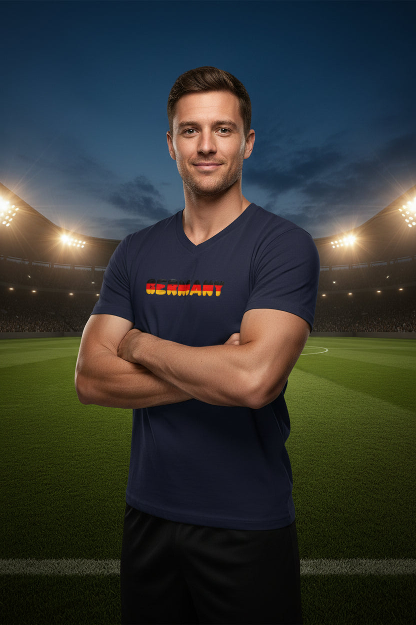 Germany Soccer V-Neck Tee