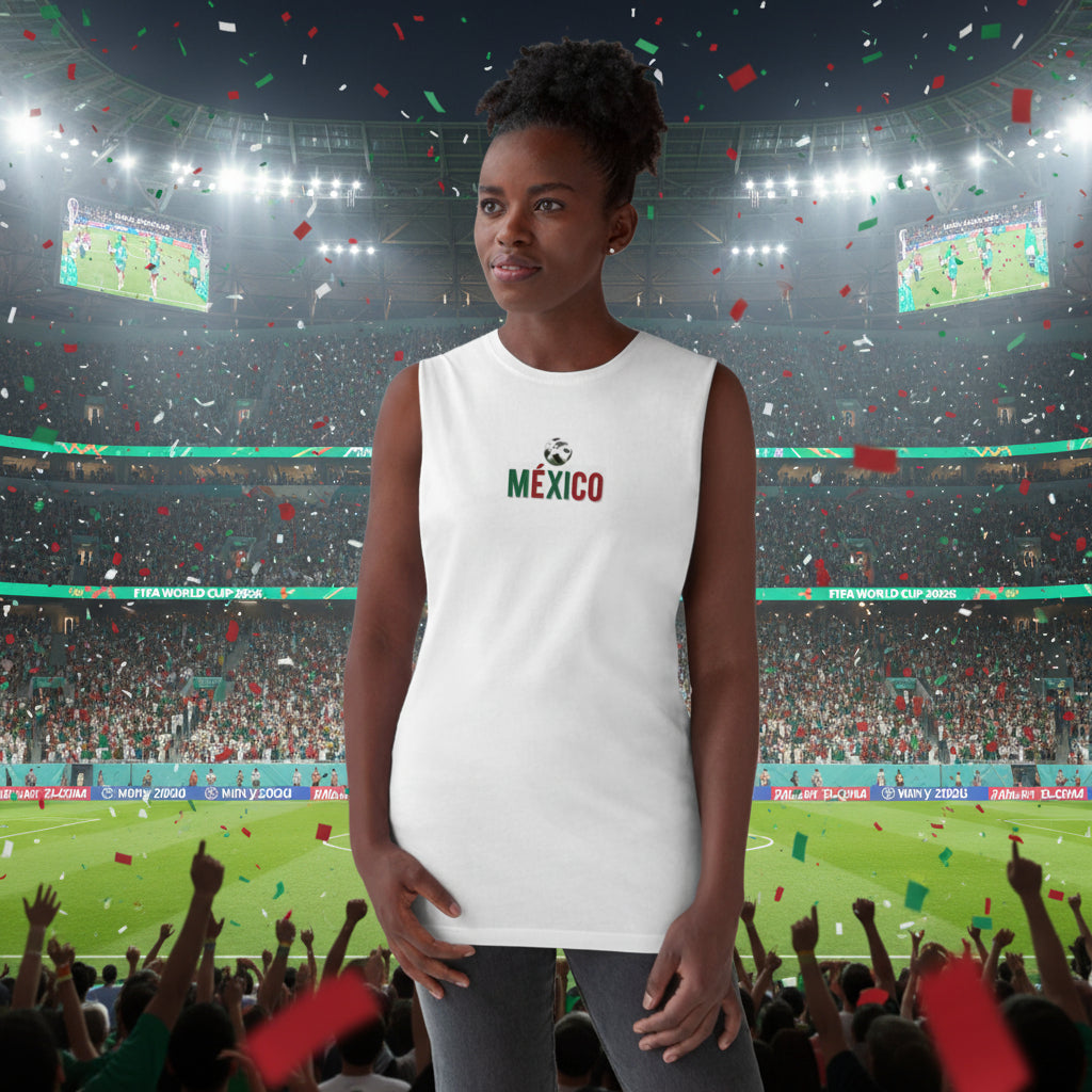 Mexico Soccer Tank Top 100% Cotton