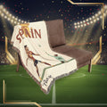 Spain Soccer Woven Blanket