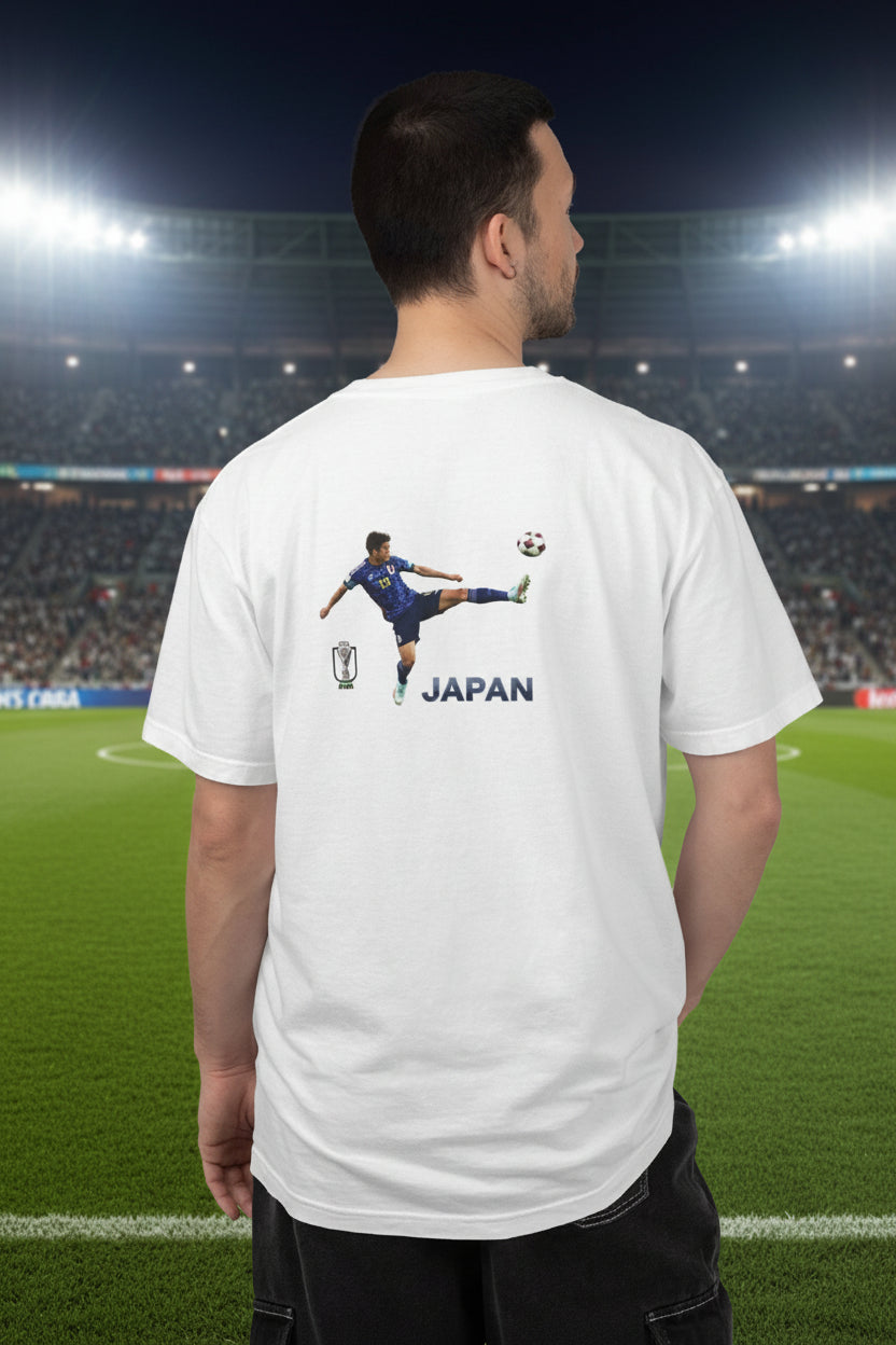 Japan Soccer 100%  Cotton