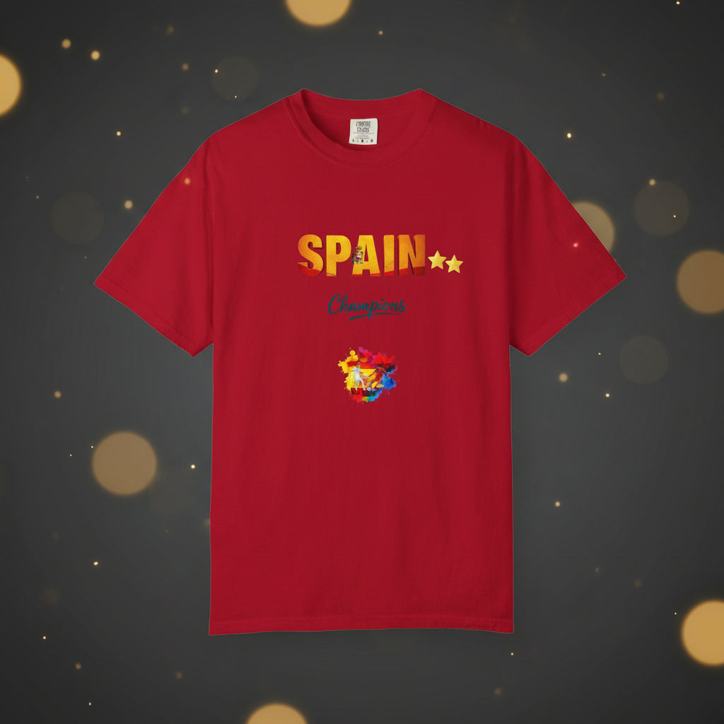 Spain Champions T-Shirt -Peace message