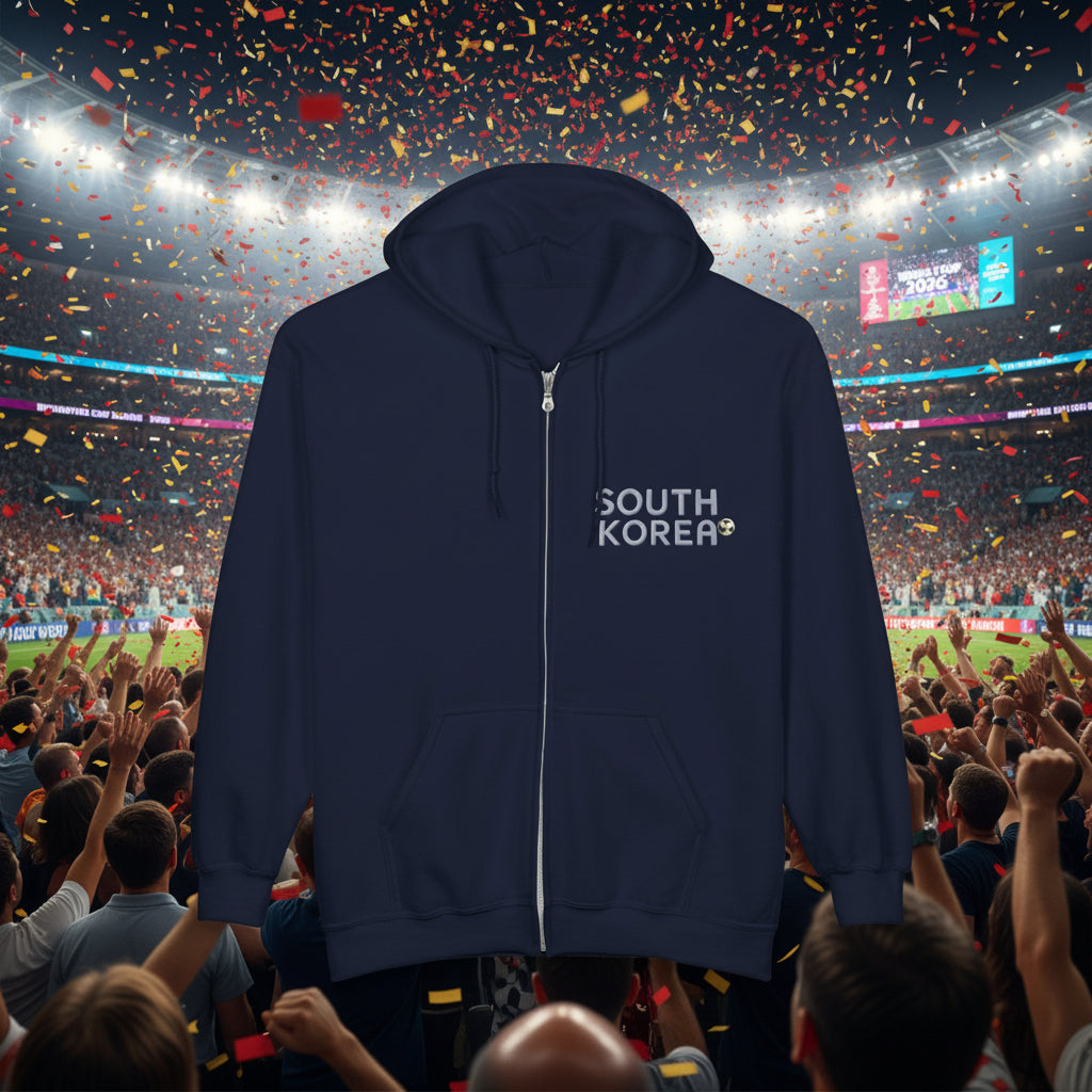 South Korea Soccer Zip Hoodie