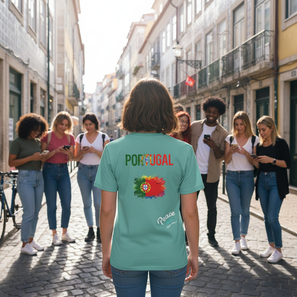 Portugal  T-Shirt — Peace message