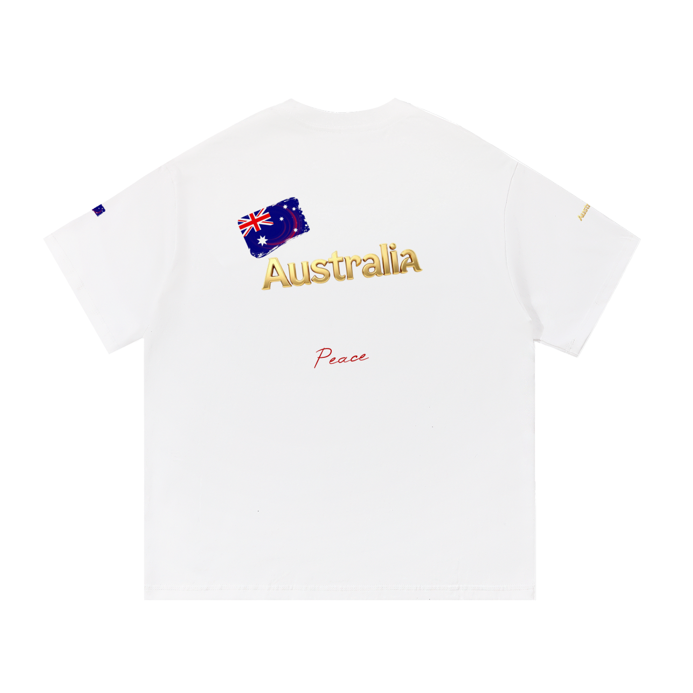Australia fans - Peace - Essential Cotton T-Shirt