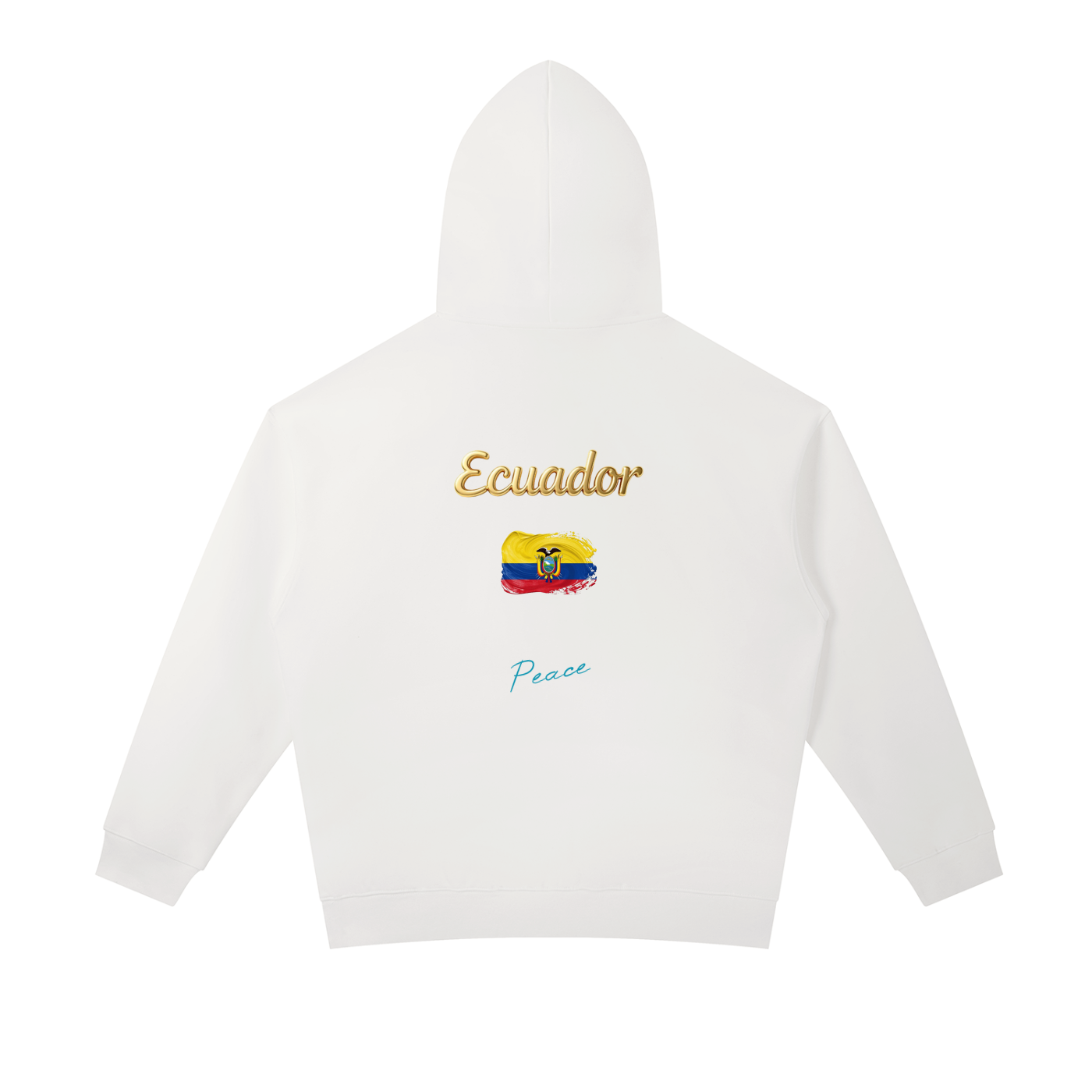 Ecuador fans - Peace - Essential Heavyweight Hoodie