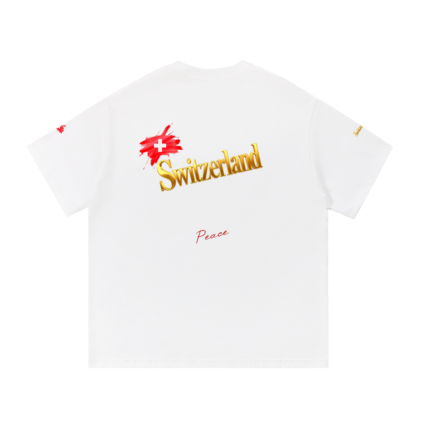 Switzerland fans - Peace - Essential Cotton T-Shirt