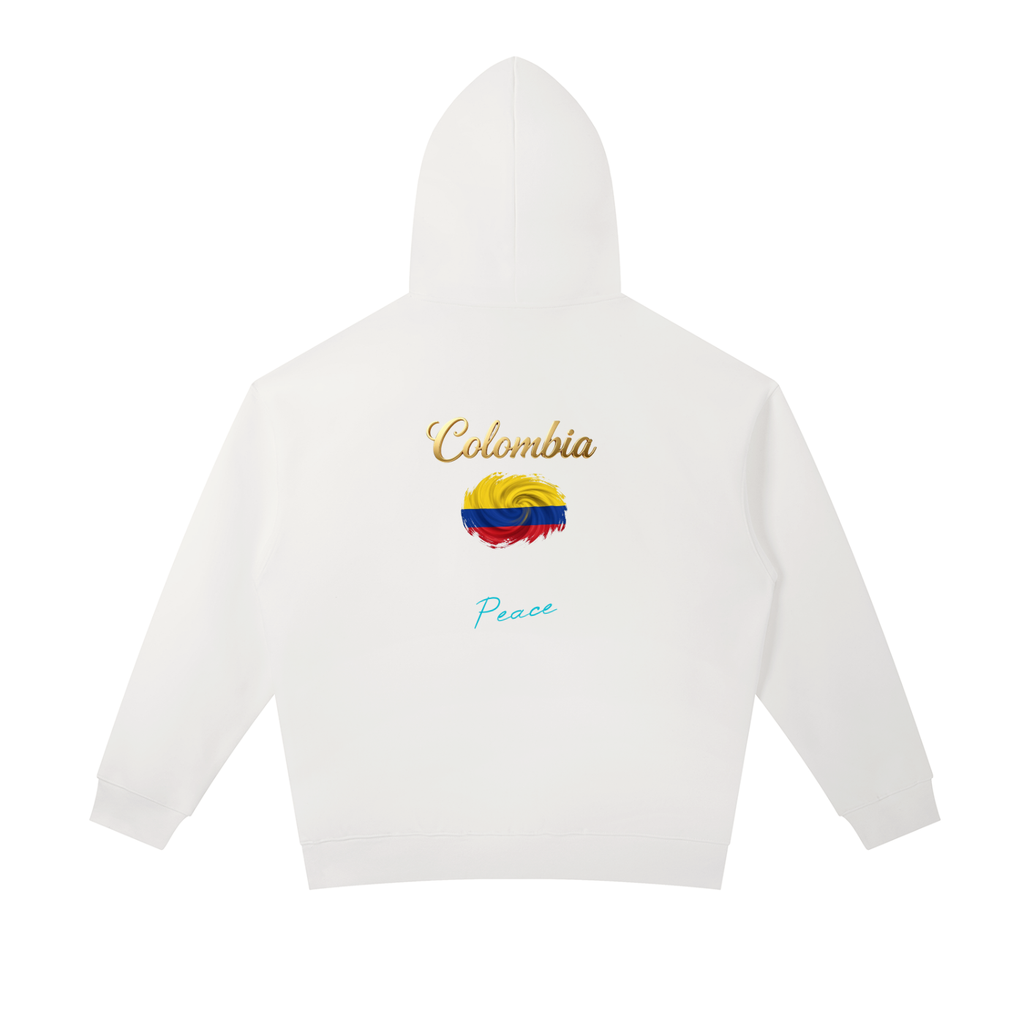 Colombia fans - Peace -Essential Heavyweight Hoodie