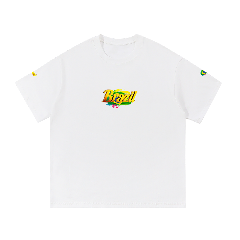 Brazil fans - Peace- Essential Cotton T-Shirt